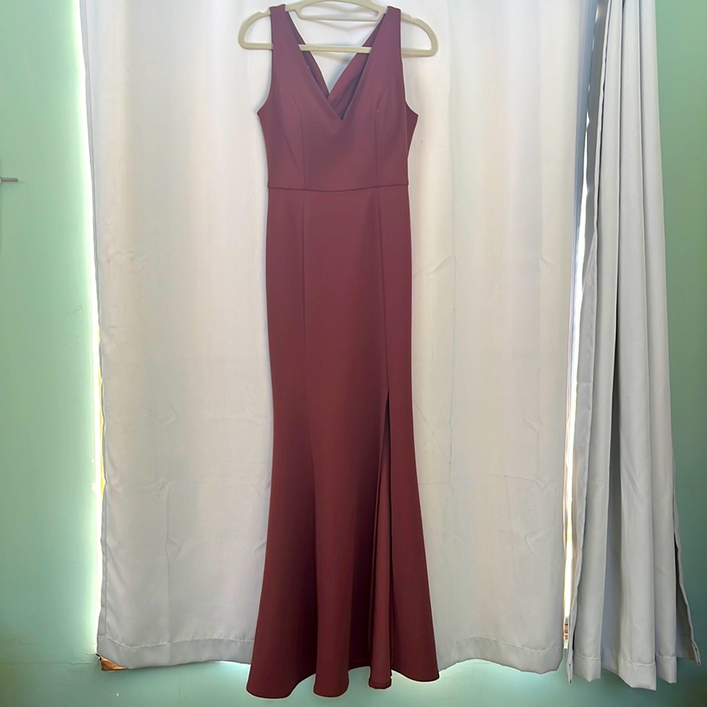 Jenny Yoo Bridesmaid Dress Cinnamon Rose Lyonne Size 2-4